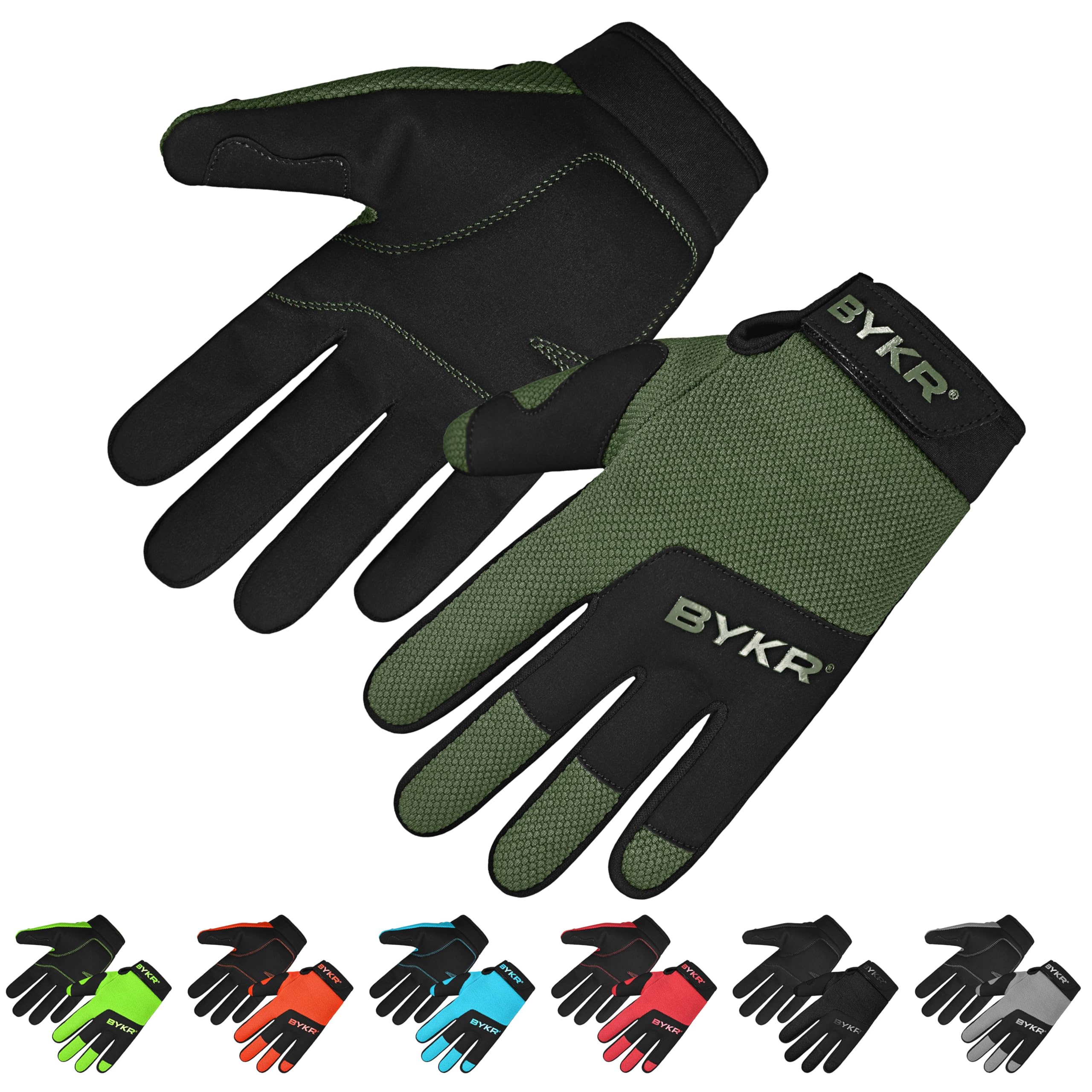 BYKR All-Weather Motorcycle Gloves for Men & Women – Protection for Dirt Bike, BMX, MX, and ATV Riding