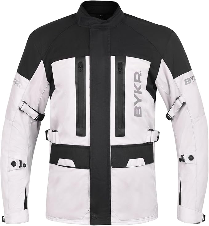 BYKR Adventure Touring Motorcycle Jacket For Men & Women Enduro Biker Textile Riding Gear CE Armored