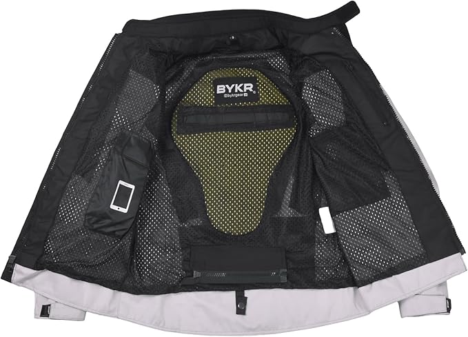 BYKR Adventure Touring Motorcycle Jacket For Men & Women Enduro Biker Textile Riding Gear CE Armored