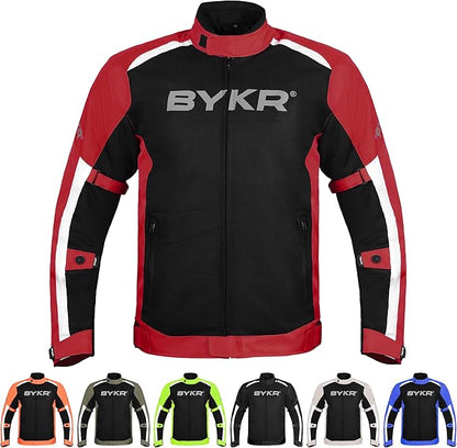 Mesh Motorcycle Jacket For Men Dual Sports Adventure Breathable Riding Protective Motorbike Jackets Enduro CE Armored