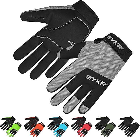 Motorcycle Gloves for Men & Women Tactical Protection for Dirt Bike BMX MX Motocross & ATV Mountain Bike Riding Gloves All-Weather Sports Motorbike Cycling Racing Gloves Stay Safe, Ride in Style