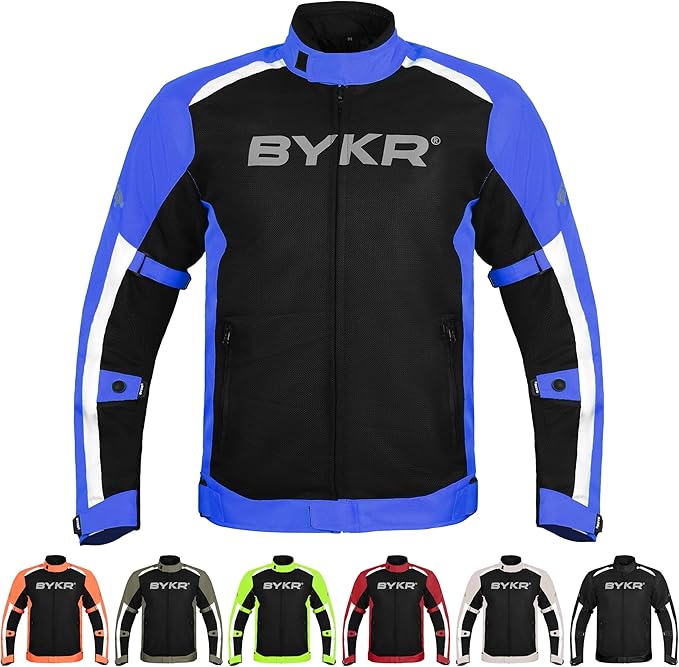 Mesh Motorcycle Jacket For Men Dual Sports Adventure Breathable Riding Protective Motorbike Jackets Enduro CE Armored