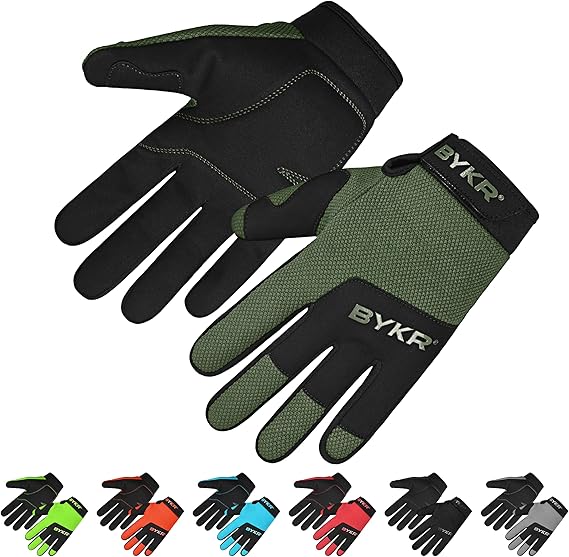 Motorcycle Gloves for Men & Women Tactical Protection for Dirt Bike BMX MX Motocross & ATV Mountain Bike Riding Gloves All-Weather Sports Motorbike Cycling Racing Gloves Stay Safe, Ride in Style