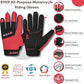 Motorcycle Gloves for Men & Women Tactical Protection for Dirt Bike BMX MX Motocross & ATV Mountain Bike Riding Gloves All-Weather Sports Motorbike Cycling Racing Gloves Stay Safe, Ride in Style