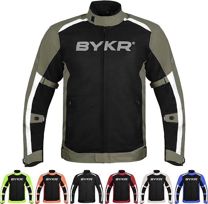 Mesh Motorcycle Jacket For Men Dual Sports Adventure Breathable Riding Protective Motorbike Jackets Enduro CE Armored