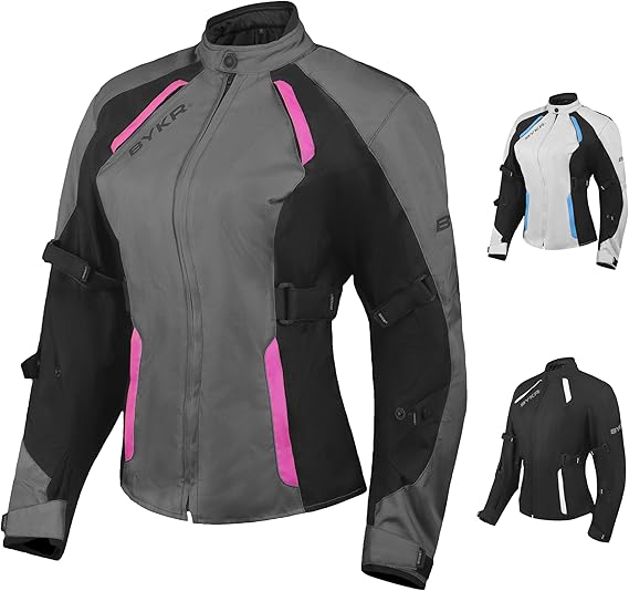 Womens Motorcycle Jacket For Women Ladies Motorsports Enduro Biker Adventure CE Armored Powersports Protective Jackets